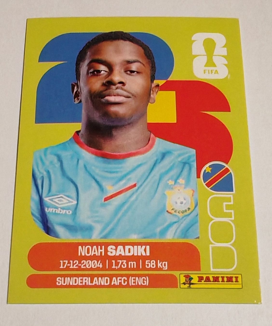 Panini Sammelbilder & Trading cards: Noah Sadiki - COD 12 – Neu (gemäss Beschreibung) aus Rietheim von Squaley
