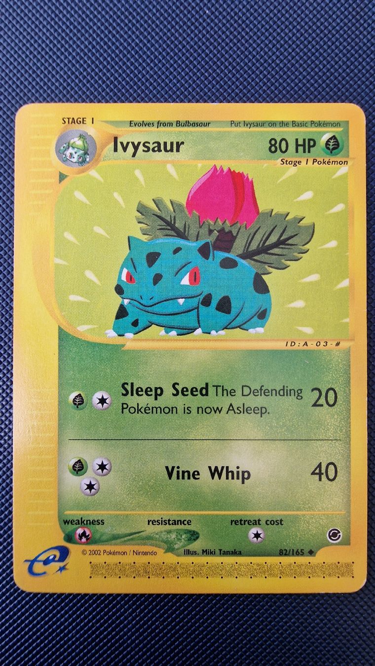 Pokémon Carte collezionabili: Ivysaur #82 – Pokémon Expedition – Usato da Veytaux venduto da PocketMonster