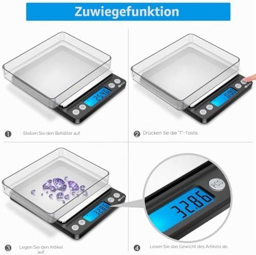 Accessori da laboratorio: Feinwaage 0.01g 500g 0 – Nuovo e nell'imballaggio originale da Hundwil venduto da Stallone6 3