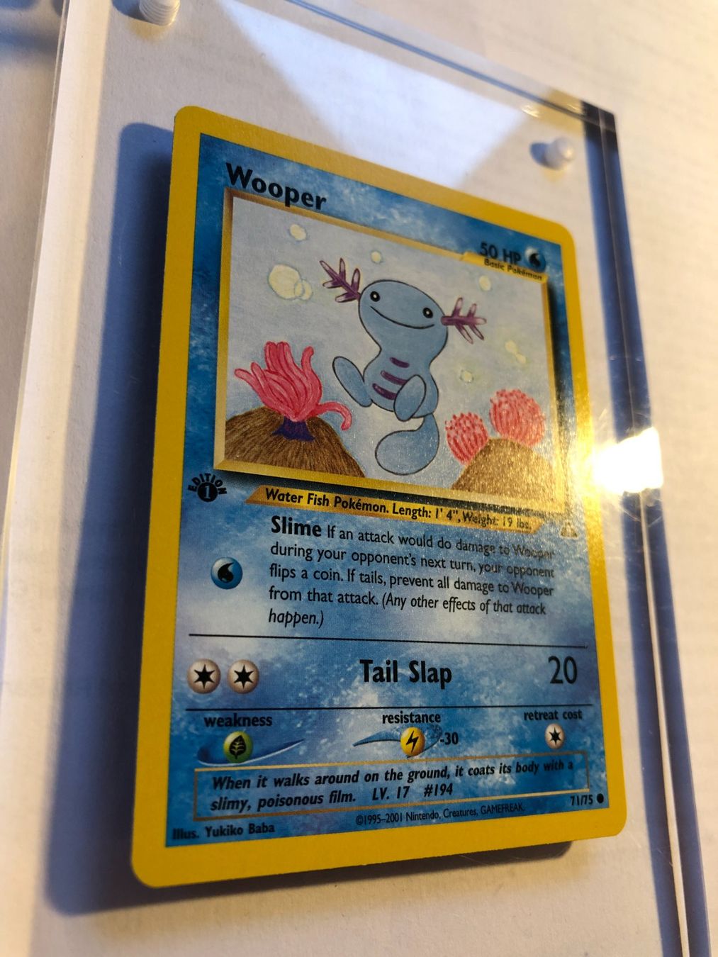 Sammelbilder & Trading cards: Wooper 1st Neo Discovery - MINT - ab 1.- – Gebraucht aus Giubiasco von dan_pr8b 1