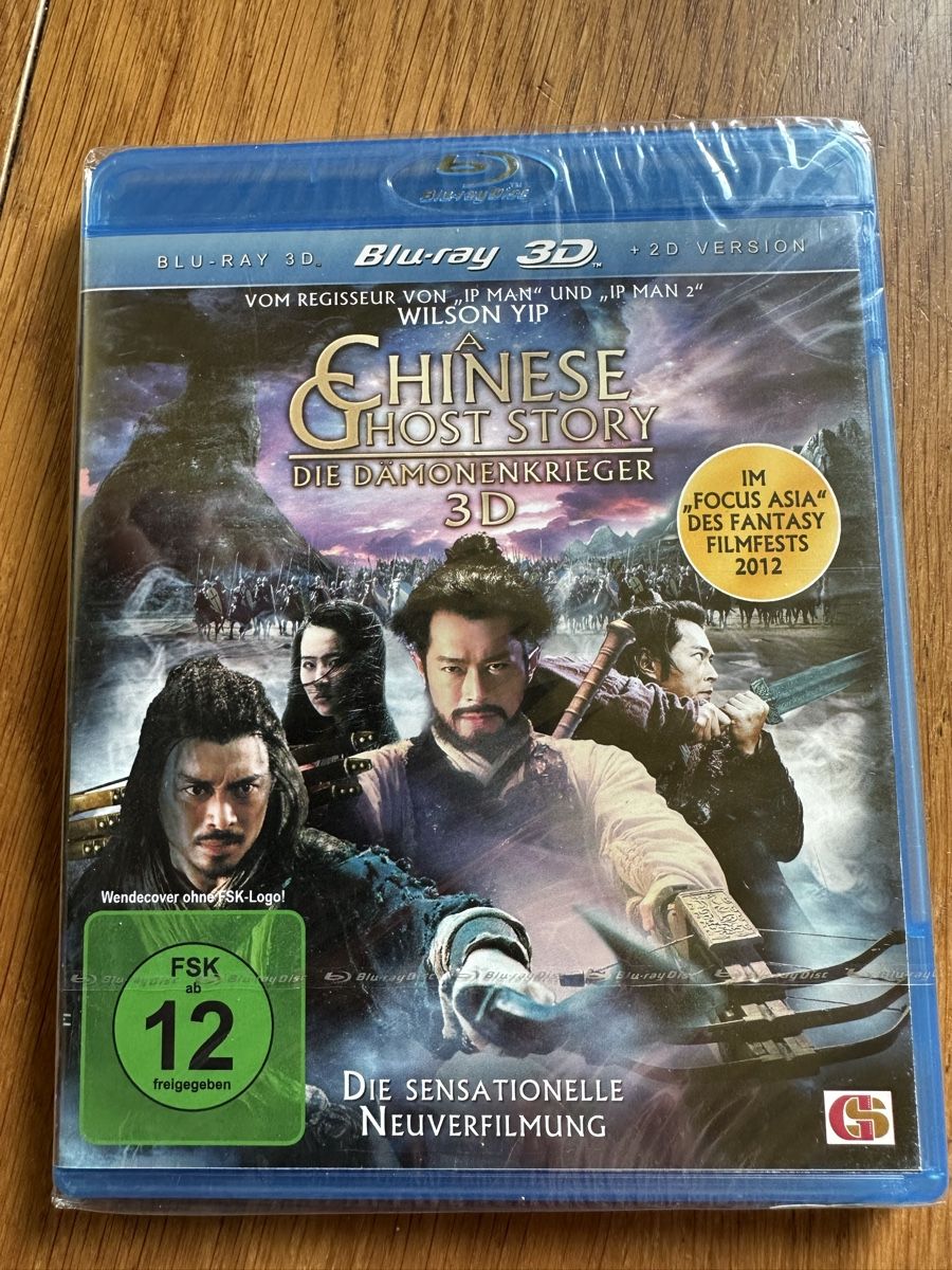 Tutti i DVDs: A Chinese Ghost Story, Bluray 3-D neu – Nuovo e nell'imballaggio originale da Benken ZH venduto da Audi-erich