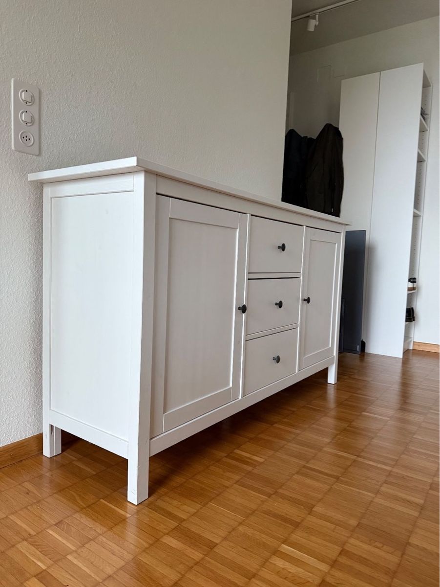 Kommoden: IKEA HEMNES Sideboard, weiss, gebeizt – Gebraucht aus Zürich von Coco.swiss