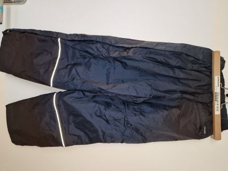 Campus Regenhose 122-128cm mit Reflekter Schwarz