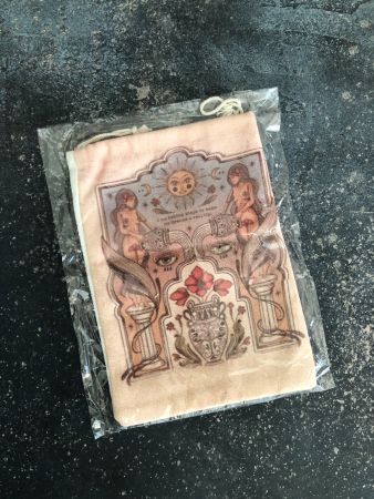 Beutel Säckli Hülle für Tarot Karten Edelsteine Wicca Motiv