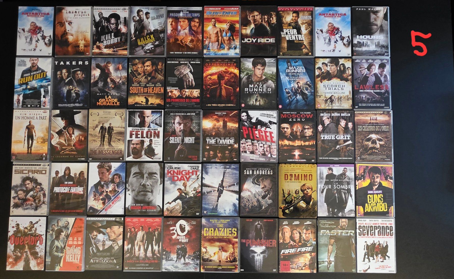 Tous les DVDs: Lot de 50 DVD – D'occasion à Cheyres par Saby20