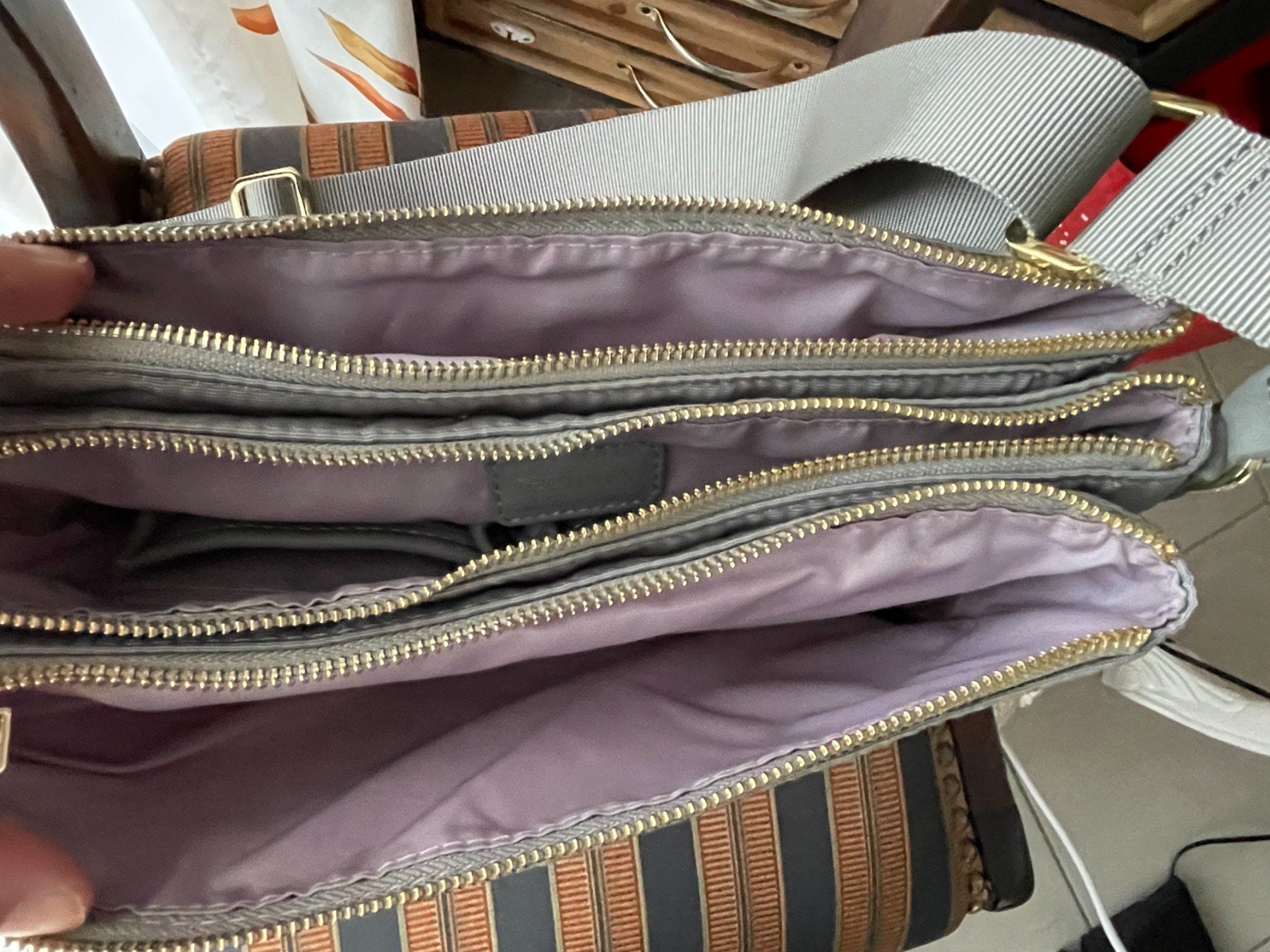 Samsonite Taschen: Samsonite Umhängetasche grau-grün – Gebraucht aus Muttenz von einfach-schoen 4