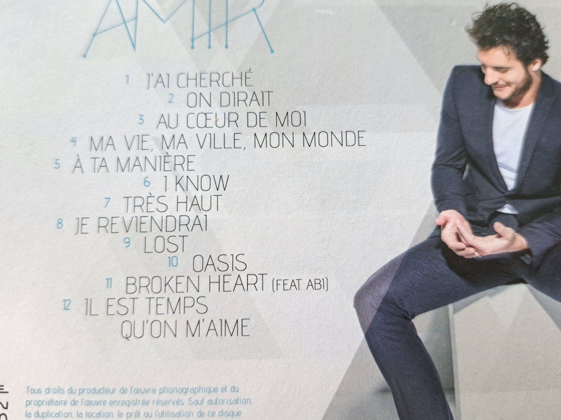 CD: CD Amir - Au coeur de moi – Usato da Pully venduto da bro_n52j 3