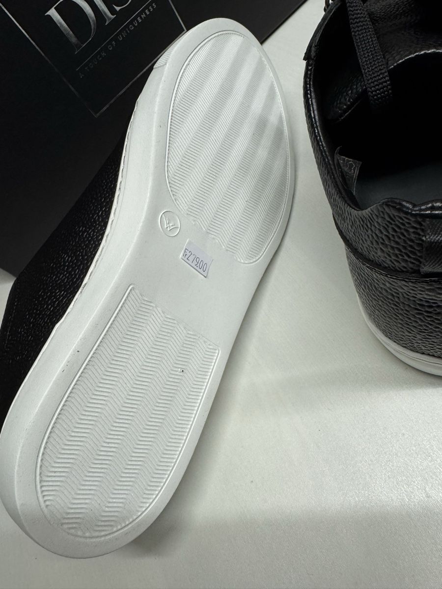 Scarpe da uomo: Baskets DIS, cuir noir, taille 44 - un look unique! – Nuovo e nell'imballaggio originale da Brügg BE venduto da Goob 6