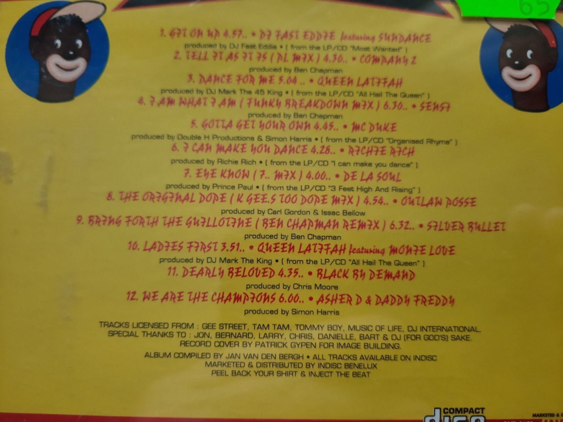 CD: CD rap-ture - Outerlimits of Rap (1989) – Usato da Pully venduto da bro_n52j 2