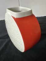 Scherzer Bavaria Vase, Orange/Weiss, Top Zustand, Vintage!