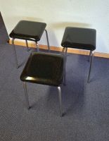 Hocker (3Stk) Glitzer schwarz NEU!