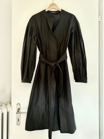 Designer Kleid Sofie D'Hoore Schwarz 100% Baumwolle Gr. 38