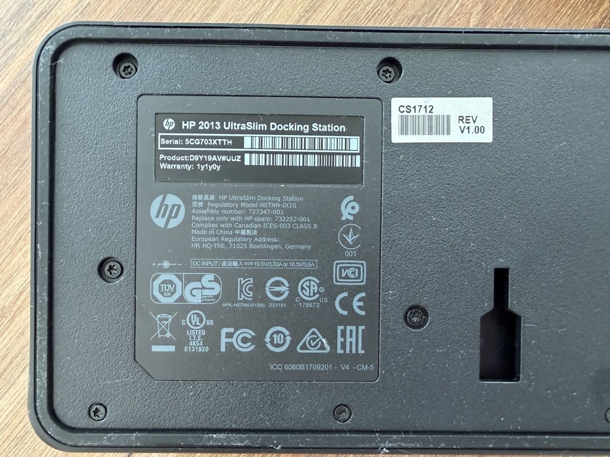 Hewlett Packard Docking station: HP 2013 UltraSlim Docking Station – D'occasion à Kloten par Ale-1994 1