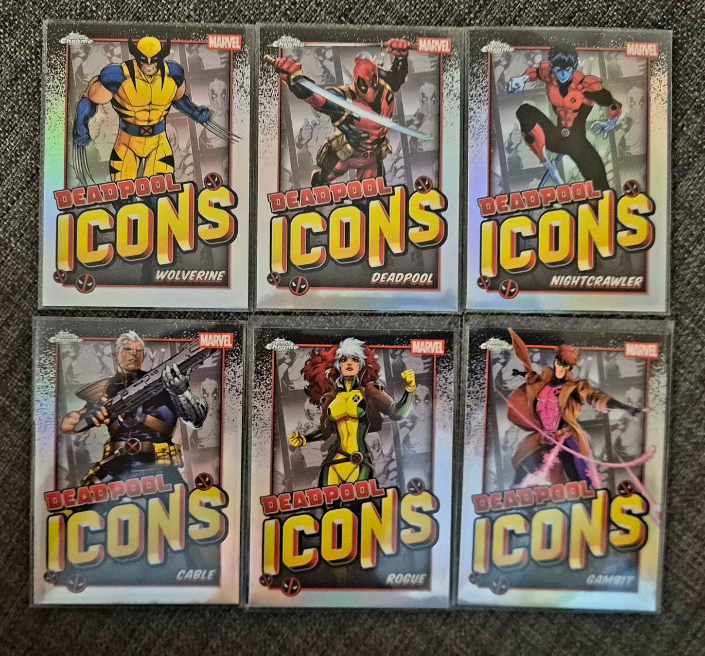Topps Carte collezionabili: Topps Chrome Deadpool Icons Insert Bundle – Nuovo (secondo la descrizione) da Zofingen venduto da Indigo47