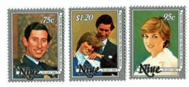 Briefmarken "Lady Diana". Niue