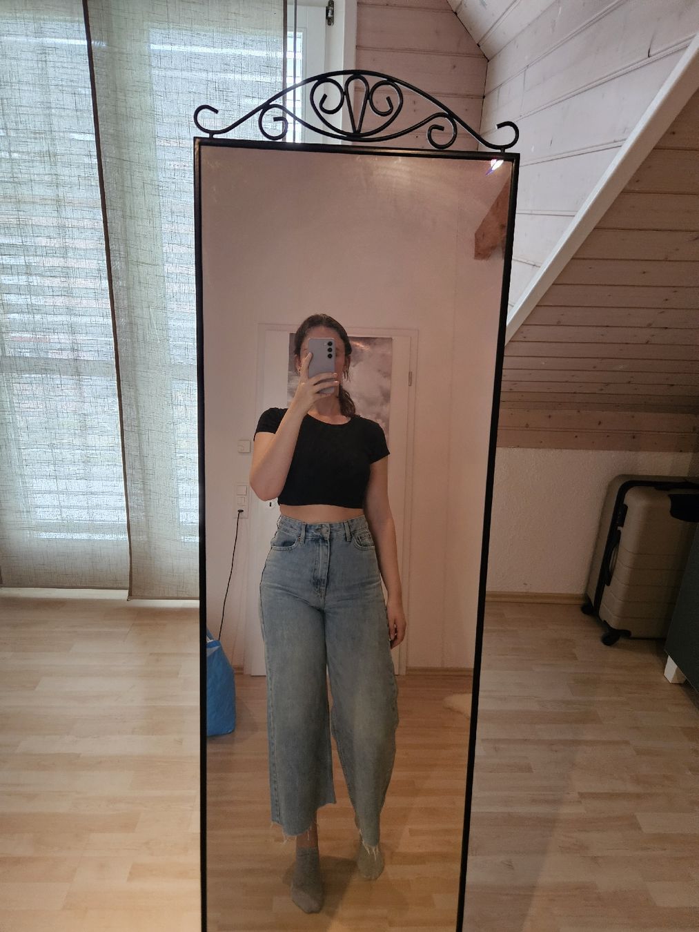 Jeans: Dr. Denim blaue Jeans wide leg – Usato da Niederwil AG venduto da Sillimini 2