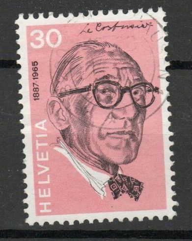 Tutti i francobolli: 1972 - Porträts - Le Corbusier,Architekt – Usato da Schaffhausen venduto da poststamp