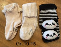 3 Paar Socken, Grösse 10-15, Mädchen 🎀
