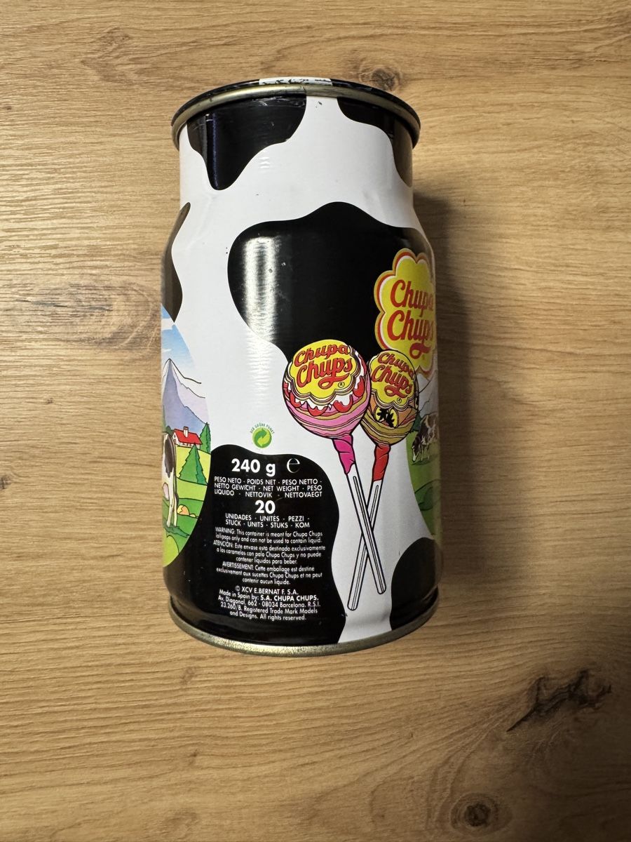 Spardosen: Chupa Chups Spardose Kuh Design – Gebraucht aus Biberist von etesummer 1