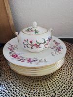 Dessertteller und Zuckerdose Wedgwood