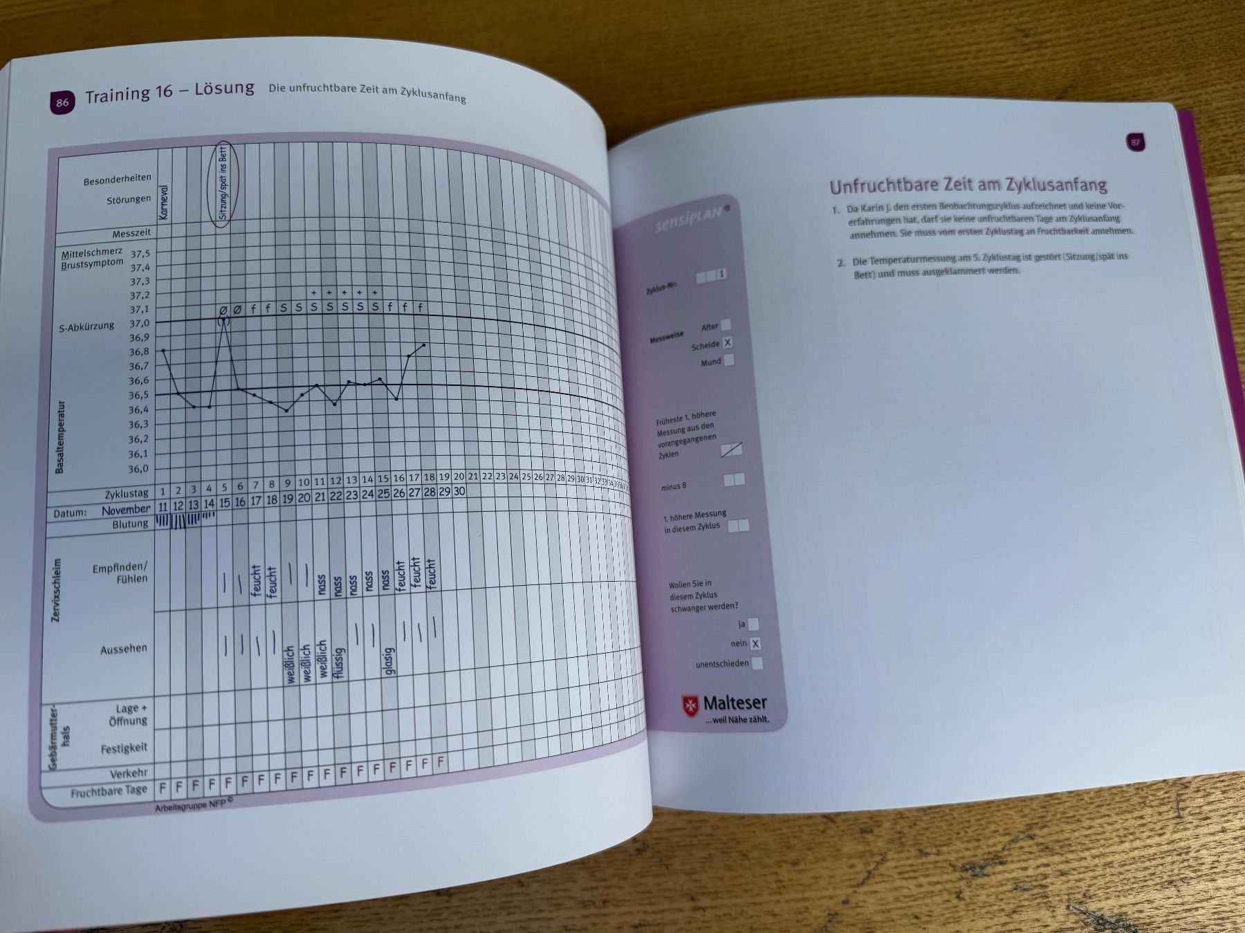Libri: Sensiplan NFP Bücher - Sichere Empfängnisregelung – Usato da Fislisbach venduto da chili2006 3
