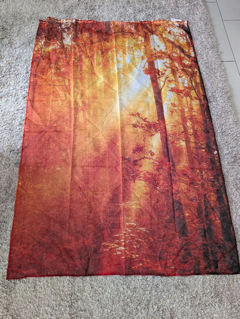 Vorhänge: 2 Vorhänge, Waldmotiv, 175x120cm – Neu (gemäss Beschreibung) aus Zürich von Romy_1011 2