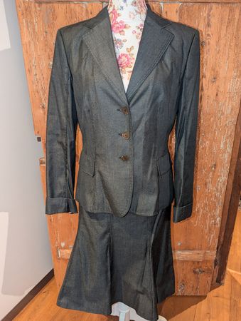 Strenesse Gabriele Strehle Blazer & Rock Gr 38/40 Anthrazit
