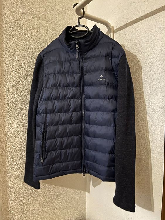 GANT Steppjacke Mit Strick rmel Gr sse S Blau Gebraucht In 