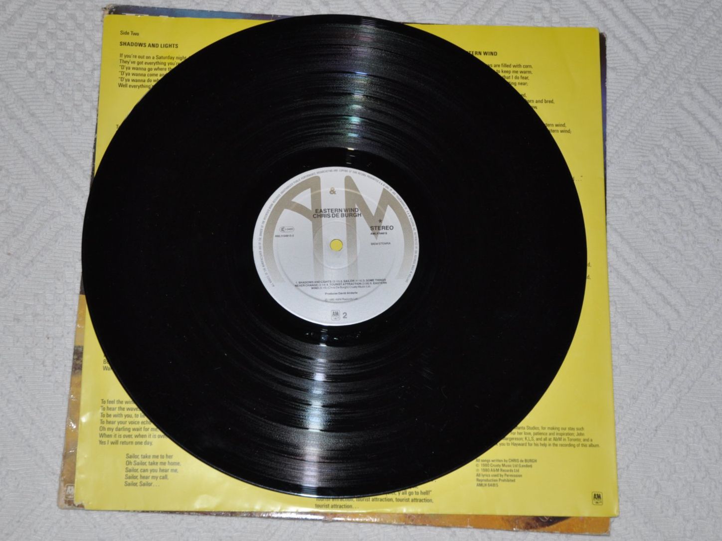 Vinyles: LP Chris de Burgh - Eastern Wind – D'occasion à Boll par Theodora15 5