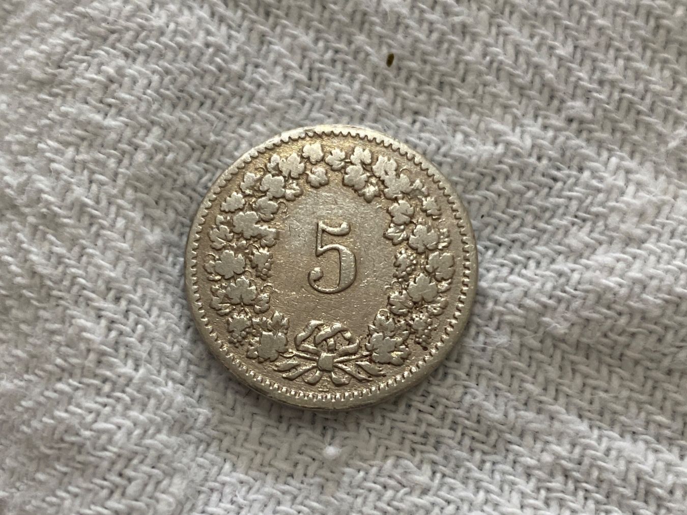 Alle Münzen: 5 centimes/rappen 1884 – Gebraucht aus Nyon von Ilmi09 1