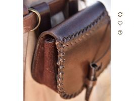 Leder Gürteltasche Mittelalter Style