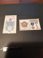 Timbres Tchécoslovaquie anciens, rare lot de 2 !