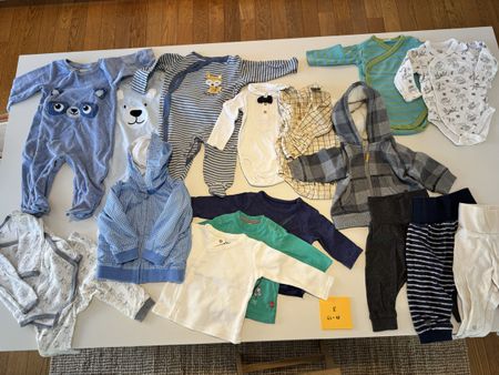 Baby Boy Clothes Bundle Size 3-6 Months Winter Outfits 62/68