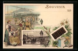 Litho Lucerne, Chocolat Suchard, Ortspar