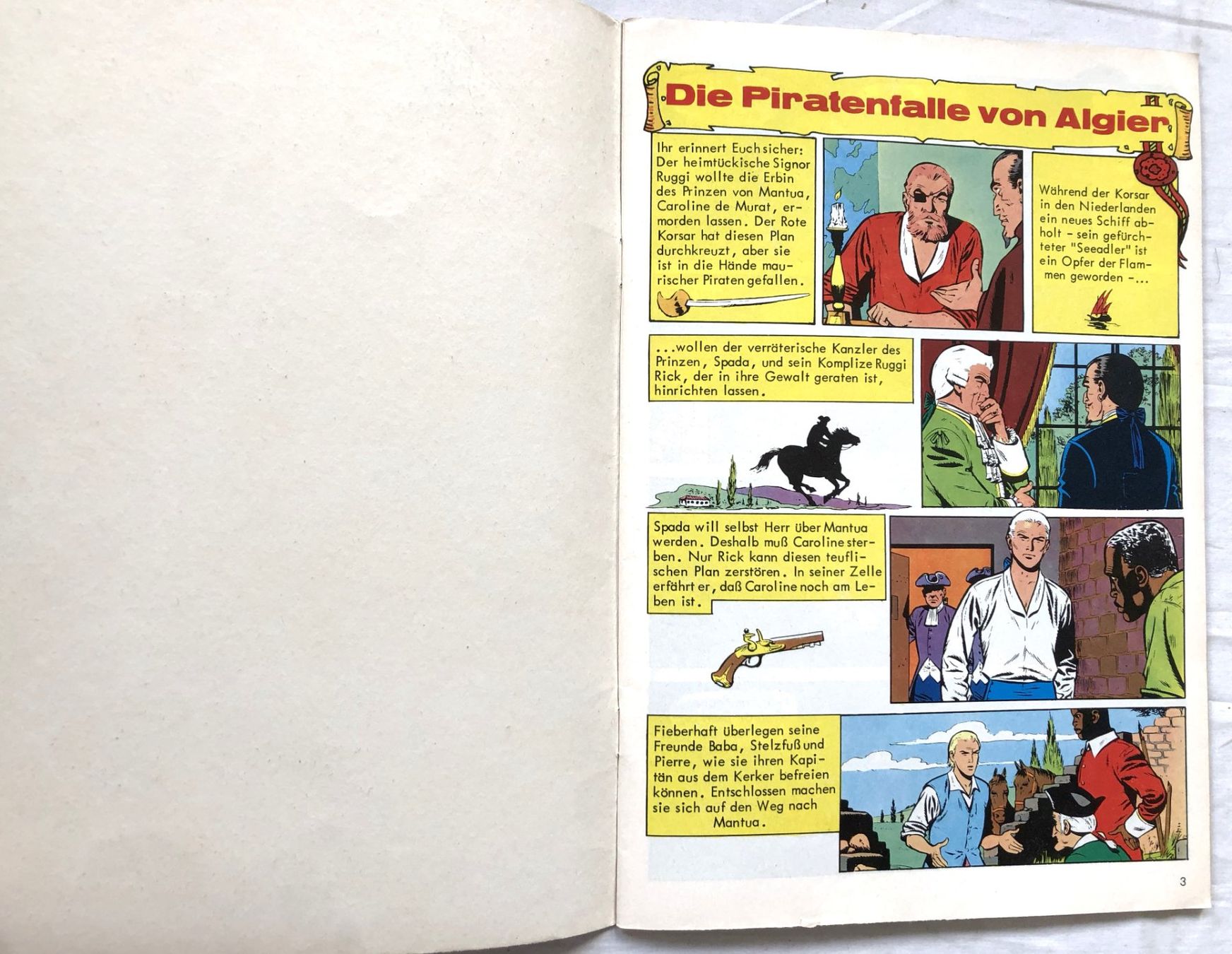 Fumetti: DER ROTE KORSAR - Heft - Nr.12 - Bastei Verlag – Usato da Schaffhausen venduto da durruti 1