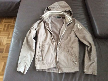 leichte Sommer-Jacke  militärgrün/beige
