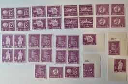 Briefmarken Ämter postfrisch ungestempelt Sammlung 70Fr.