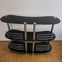 Moderner Bartisch - Neu und originalverpackt, Glas Schwarz