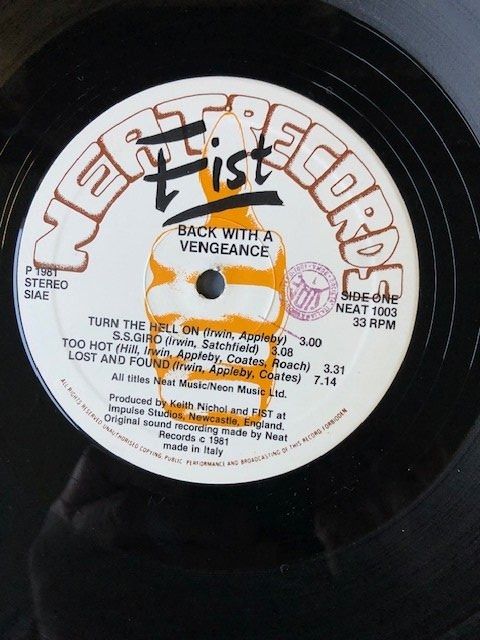 Dischi in vinile: Fist – Usato da Aarwangen venduto da Jukebox3 6