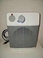 Elektroheizer Weiss für Bad/WC - Heizlüfter für kalte Tage!