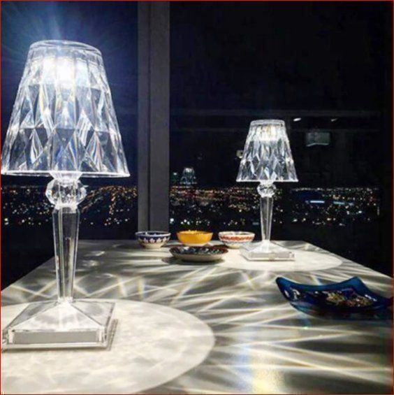 Lampade: Tischleuchte Diamant. Italy Design LED – Nuovo e nell'imballaggio originale da Burgdorf venduto da XJ6