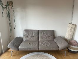 Elegante Leder Couch / Sofa der Marke Musterring