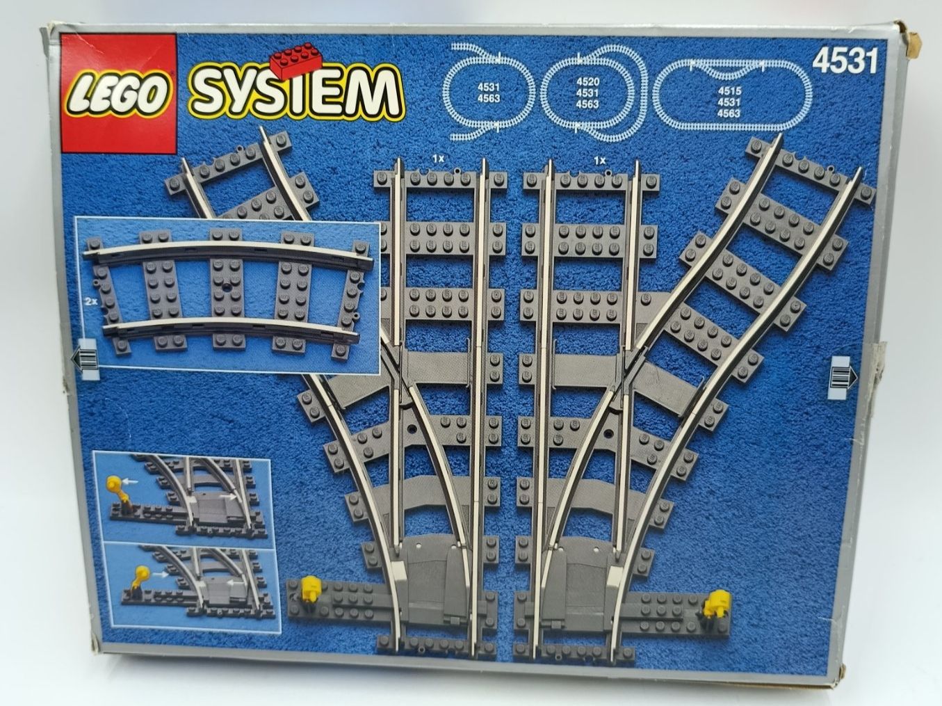 Lego Kit di costruzioni: LEGO System 4531 Weichen elektrisch 9V – Usato da Wil SG venduto da Donaldus 2