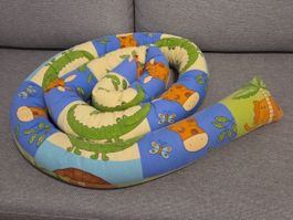 Bettschlange für Kinderbett mit Tiermotiven