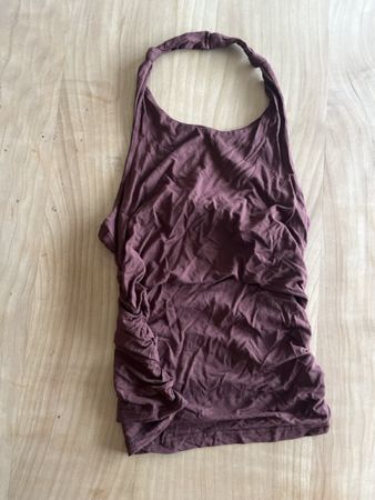 Neckholder, NEU, brown, Grösse S für Sommer!