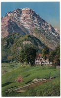 Glarus, Gasthaus zum Bergli, A. Lutz Eigentümer, gel. 1920
