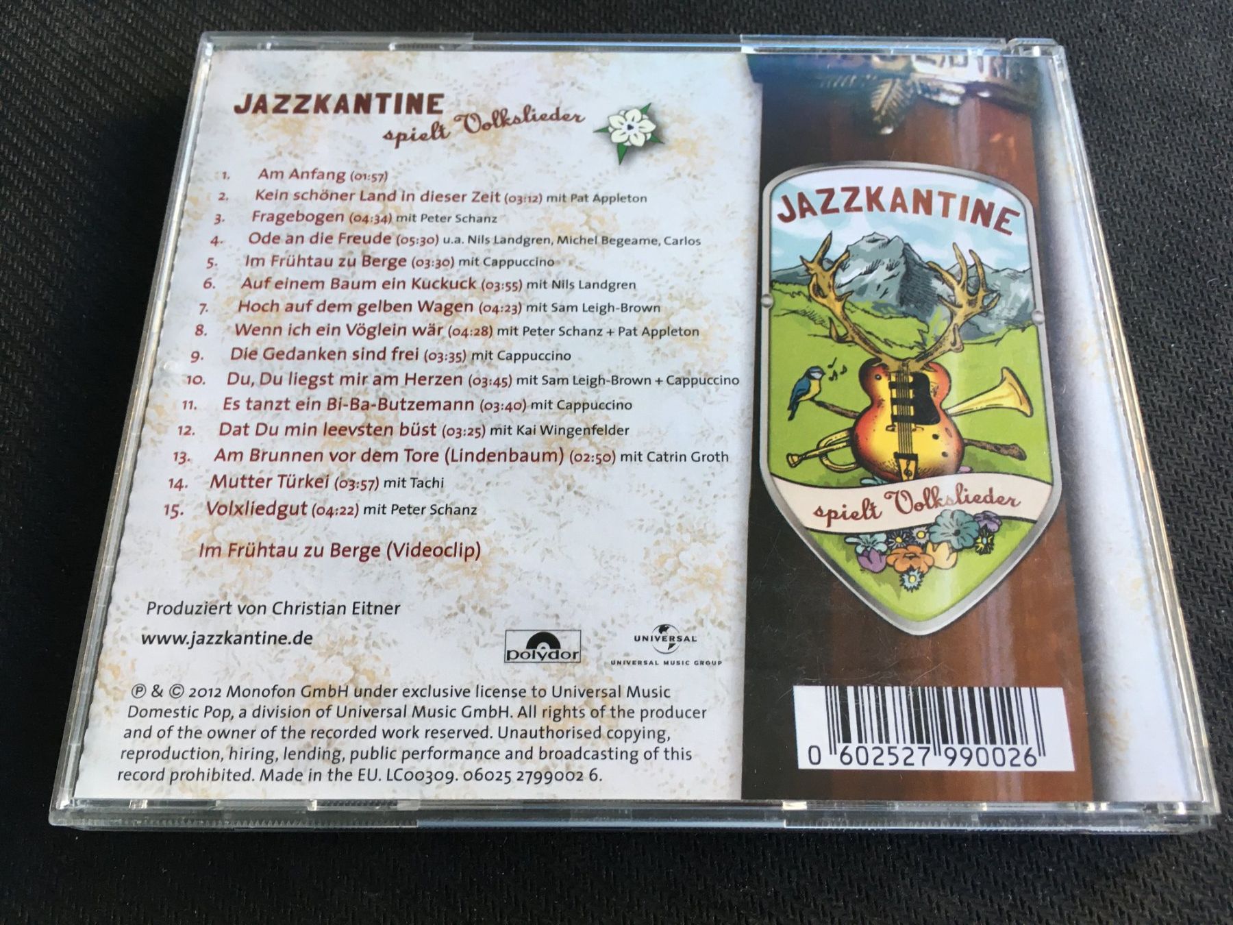 CDs: Jazzkantine - Spielt Volkslieder -CD- – Gebraucht aus St.Gallen von MedienJoe 2