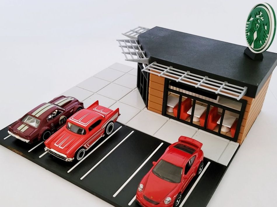 Hot Wheels Modellini d'auto: Starbucks Café HotWheels avec LED – Nuovo (secondo la descrizione) da Le Crêt-p-Semsales venduto da mamy360 2