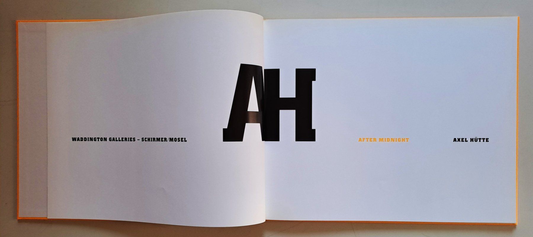 Libri: AXEL HÜTTE: AFTER MIDNIGHT. d/e Erstausgabe 2006 – Usato da Zürich venduto da archiphil 2