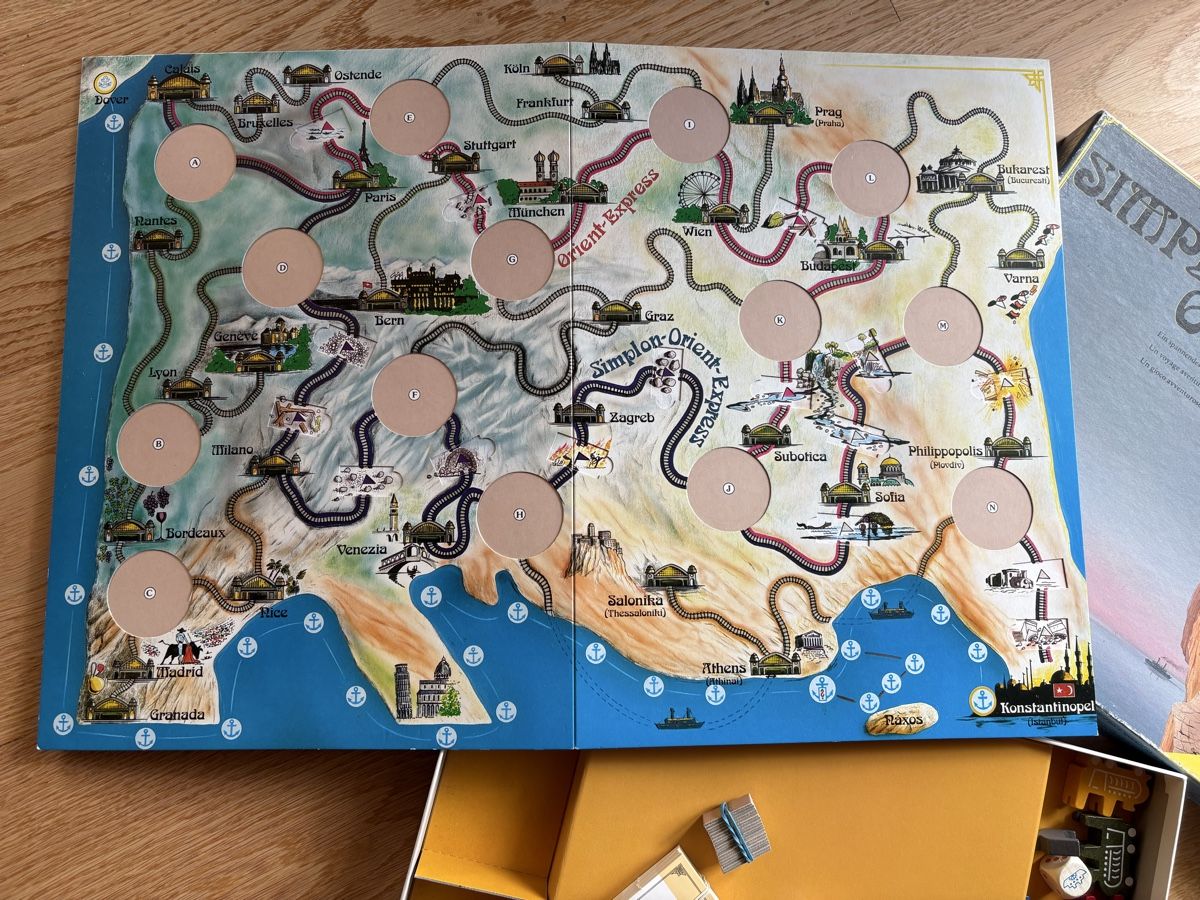 Giochi: Spiel :  Simplon Orient Express - Mondo -1987 – Usato da Zweisimmen venduto da Domii 3